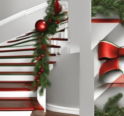 Jak udekorowa schody na swieta: inspiracje i pomysły na bożonarodzeniowe dekoracje