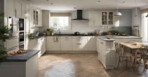 Kuchnia litera L z wyspa &ndash; aranżacja funkcjonalnej i stylowej przestrzeni