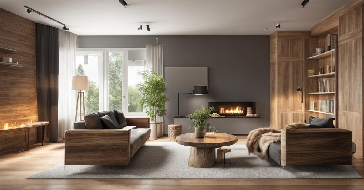 Drewno w salonie inspiracje: Nowoczesne aranżacje wnętrz z drewnianą podłogą