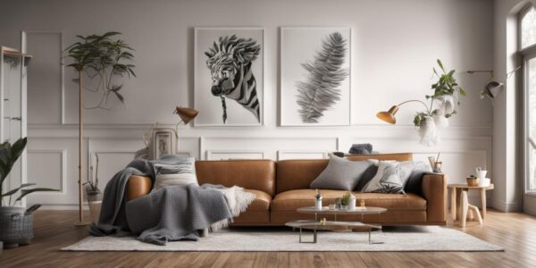 Co powiesić na ścianie w salonie? Pomysły i inspiracje na aranżację