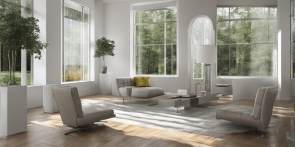 Luksfery aranżacje: Nowoczesne i retro wnętrza ze szklanymi pustakami