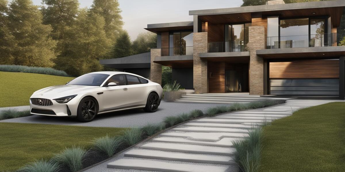 Wysoki podjazd do garażu - jak zrobić funkcjonalny podjazd z płyt betonowych