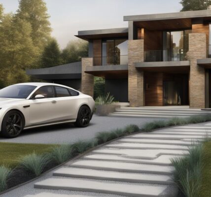 Wysoki podjazd do garażu - jak zrobić funkcjonalny podjazd z płyt betonowych