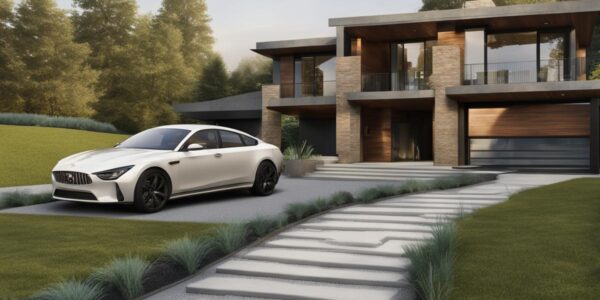 Wysoki podjazd do garażu - jak zrobić funkcjonalny podjazd z płyt betonowych