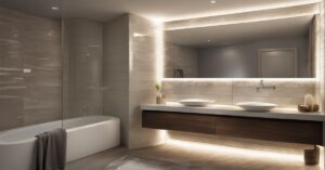 Inspiracje oświetlenie do łazienki: Nowoczesne i funkcjonalne rozwiązania