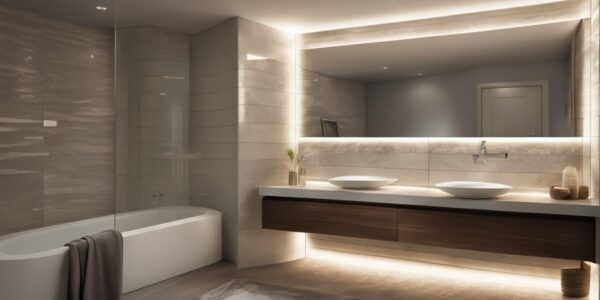 Inspiracje oświetlenie do łazienki: Nowoczesne i funkcjonalne rozwiązania