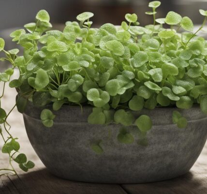 Dichondra ile sadzonek do doniczki - dekoracyjne liście na balkon i taras