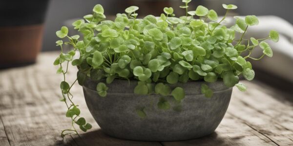 Dichondra ile sadzonek do doniczki - dekoracyjne liście na balkon i taras