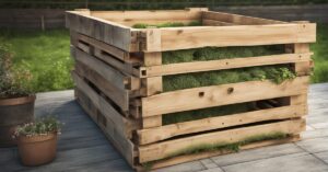 Kompostownik z palet: tani i prosty spos&oacute;b na budowę kompostownika ogrodowego