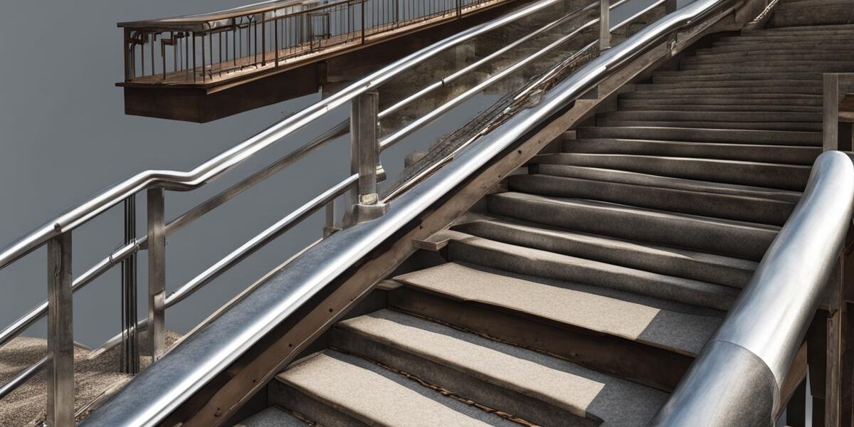 Schody z podkładów kolejowych: inspiracja na wyjątkowy ogród