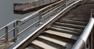 Schody z podkładów kolejowych: inspiracja na wyjątkowy ogród