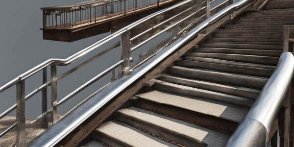 Schody z podkładów kolejowych: inspiracja na wyjątkowy ogród