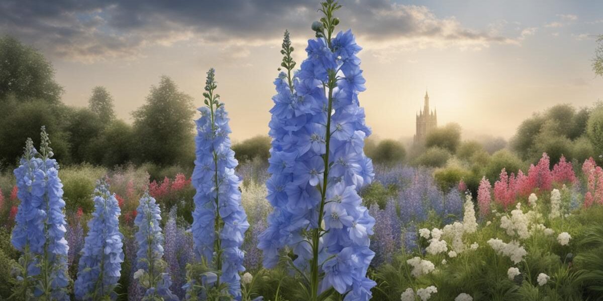 Ostróżka ogrodowa - uprawa i pielęgnacja delphinium w twoim ogrodzie