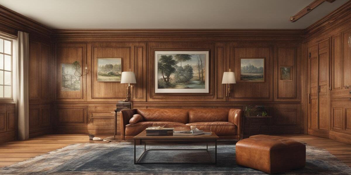 Stara boazeria w nowej odsłonie: przemaluj i odśwież drewno w przedpokoju