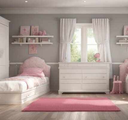 Pokój dla 2 dziewczynek: Inspiracje i aranżacje na idealny pokój dziecięcy