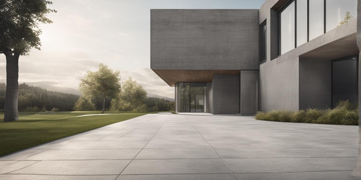 Beton zamiast kostki: Alternatywa dla podjazdu, minimalizm i architektoniczny urok