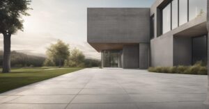 Beton zamiast kostki: Alternatywa dla podjazdu, minimalizm i architektoniczny urok