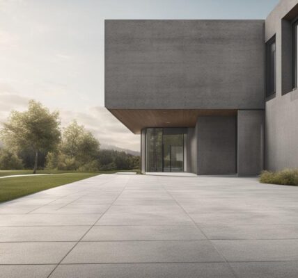 Beton zamiast kostki: Alternatywa dla podjazdu, minimalizm i architektoniczny urok