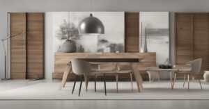 Mała szara łazienka z drewnem - inspiracje i pomysły na aranżację