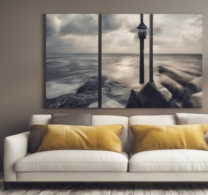 pomysł na ścianę za kanapą