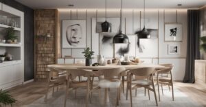 Nowoczesny salon z jadalnią aranżacje - inspiracje i pomysły na modny wystr&oacute;j