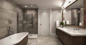 Łazienka z wanna i prysznicem aranżacje &ndash; inspiracje i pomysły na wystr&oacute;j wnętrz