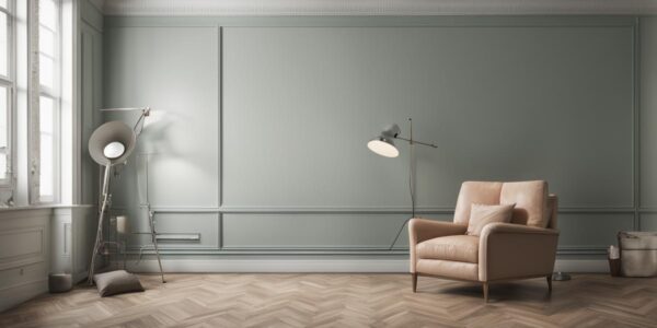 dwa kolory ścian w pokoju