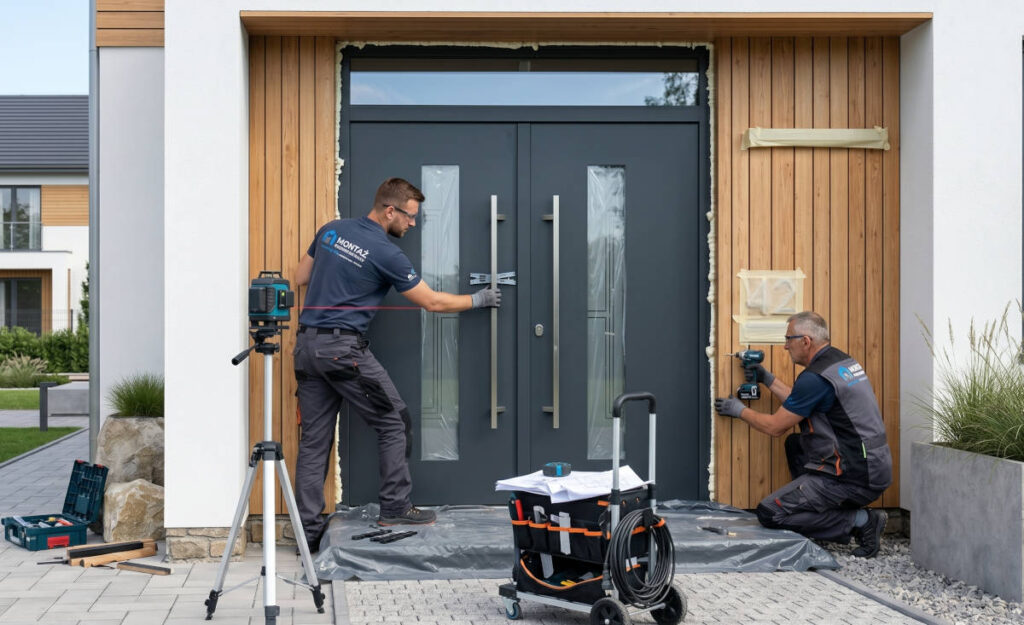 Fachowy montaż drzwi wejściowych: Dlaczego nawet najdroższe skrzydło nie zadziała bez eksperta?