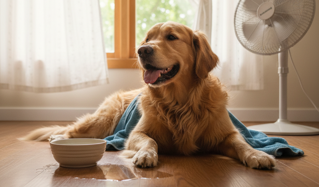 Zwierzęta w domu: co zrobić, gdy pies szybko oddycha?